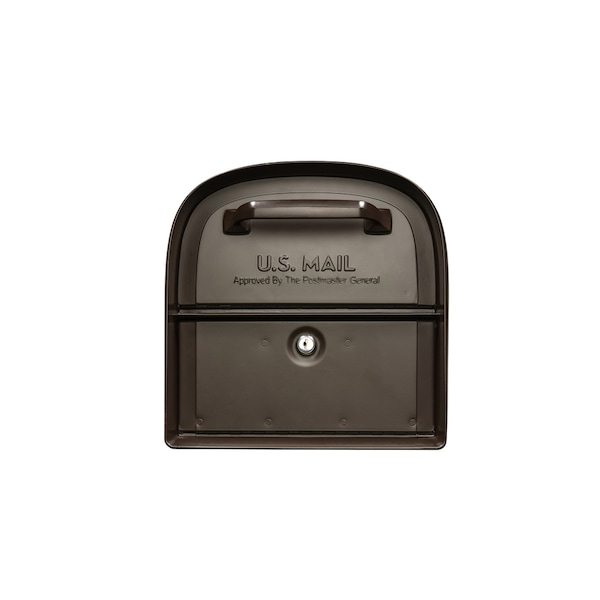 Oasis 360 Post Mount Locking Mailbox Rubbed Bronze